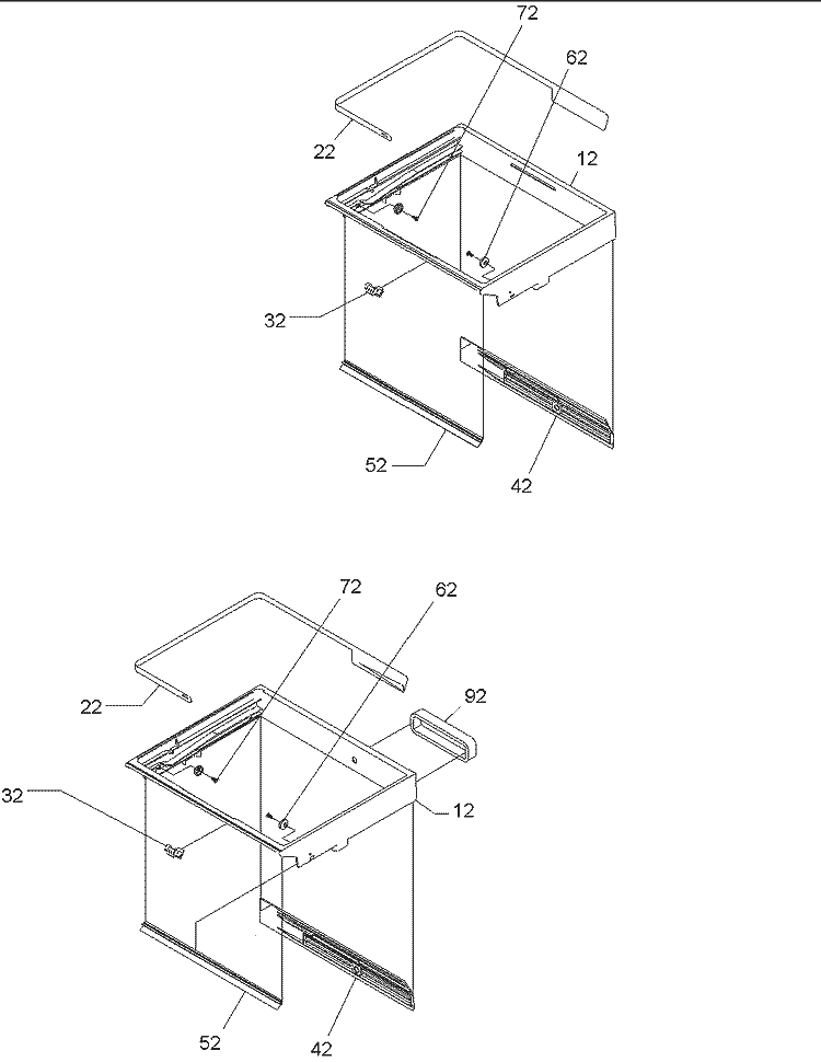 Deli & Crisper Assy Diagram and Parts List for BRF520T1E P1321310W B Amana Refrigerator