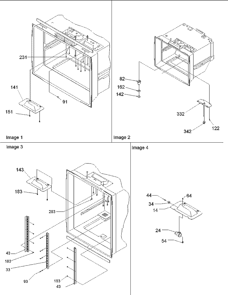 Shelf Ladders & Light Assy Diagram and Parts List for BRF520T1E P1321310W B Amana Refrigerator