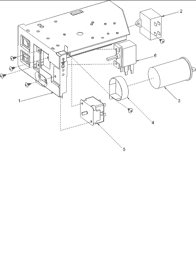 Control Assembly Diagram and Parts List for AAC101SRA PAAC101SRA0 Amana Air Conditioner