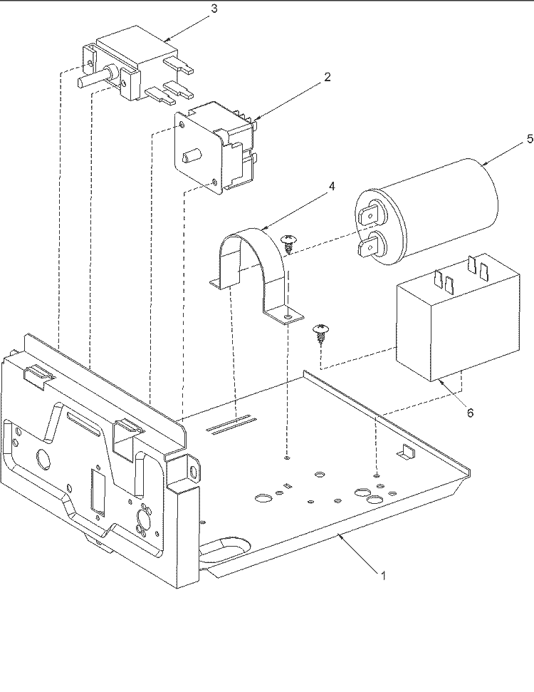 CONTROL ASSEMBLY Diagram and Parts List for AAC202SRA PAAC202SRA0 Amana Air Conditioner