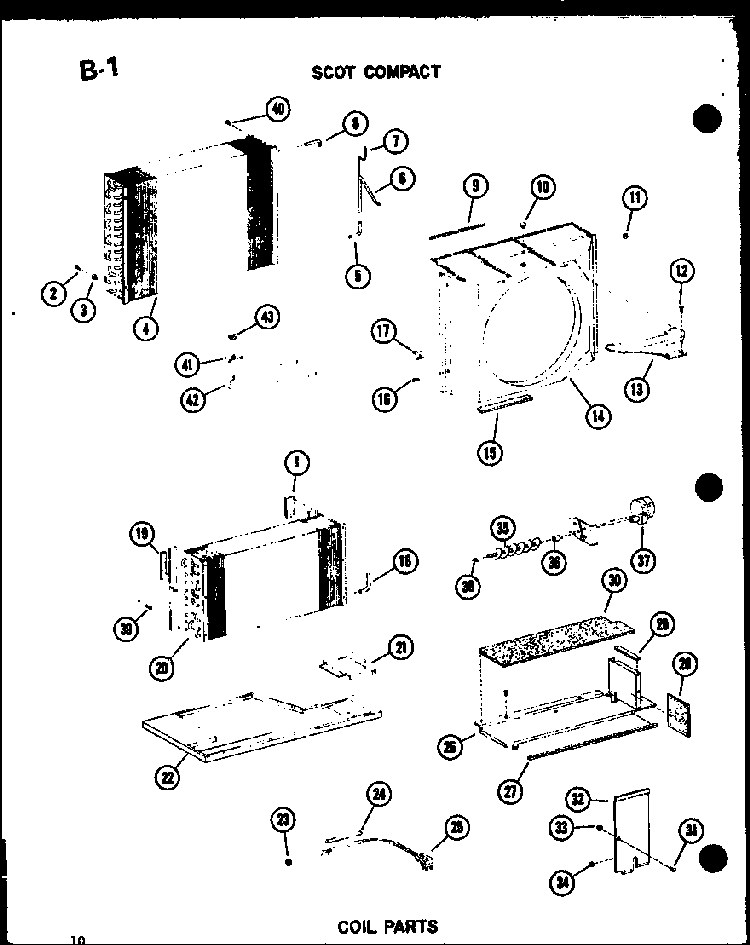 Coil Parts Diagram and Parts List for ES12-2MS P54974-48R Amana Air Conditioner