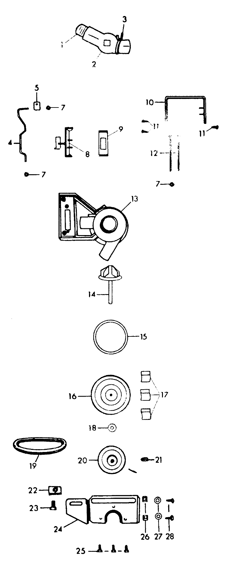 PUMP Diagram and Parts List for T1009-1  Hoover Washer