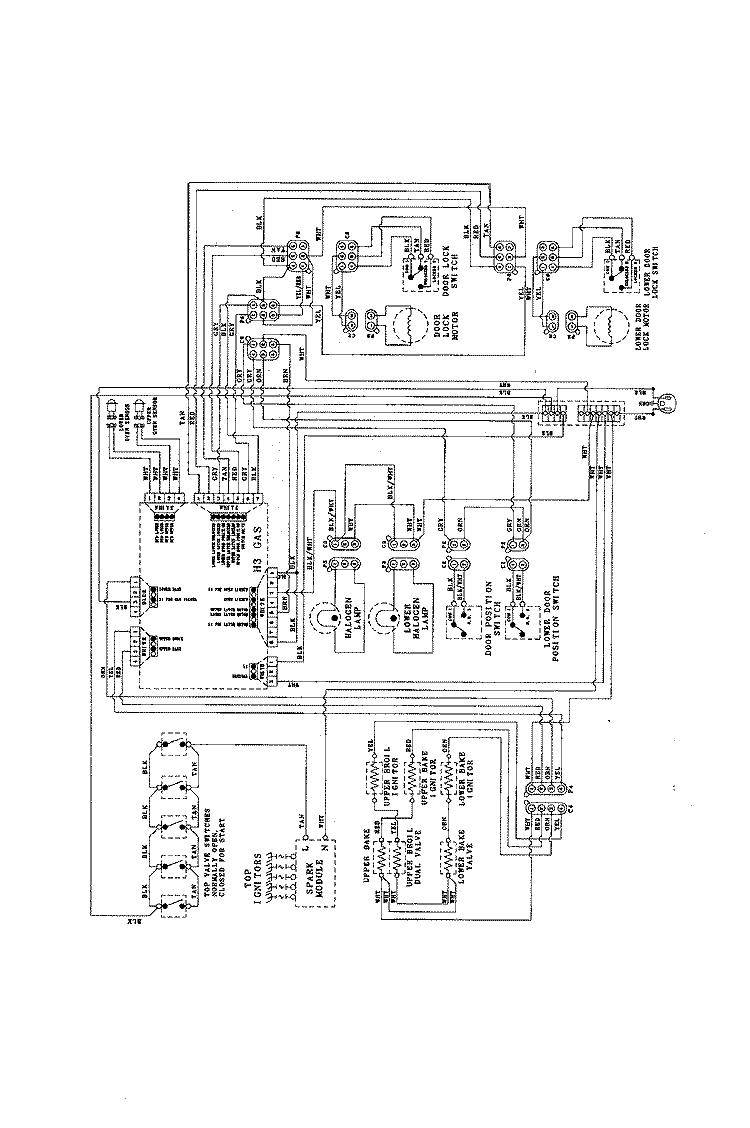 WIRING INFORMATION Diagram and Parts List for  Maytag Range