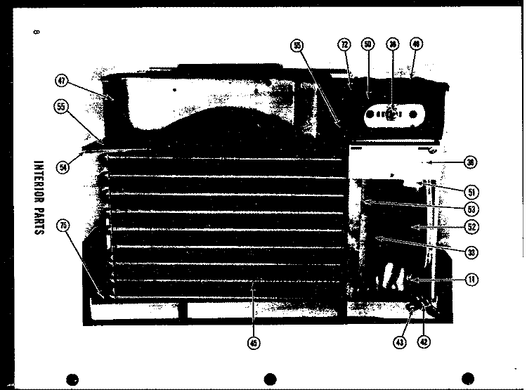 COMPRESSOR PARTS Diagram and Parts List for LKG-241  Amana Air Conditioner