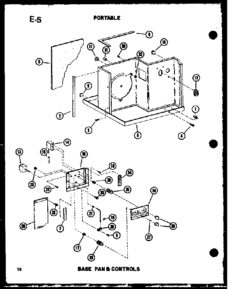 Section 4 Diagram and Parts List for ES6P-2SPMN P54972-34R Amana Air Conditioner