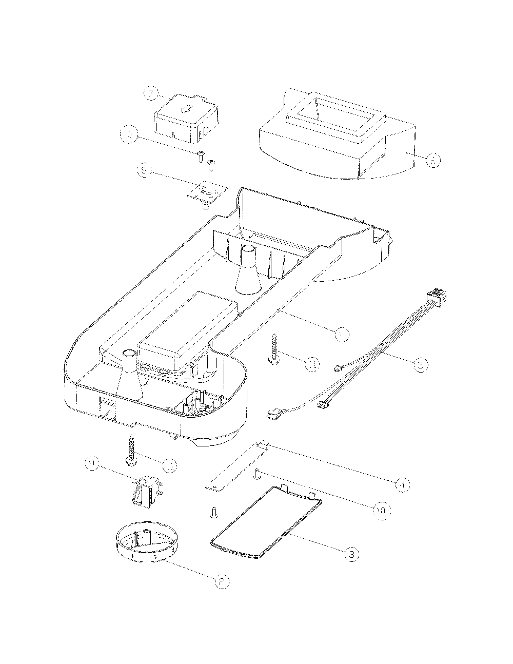 Controls Diagram and Parts List for 11160515911  Kenmore Refrigerator
