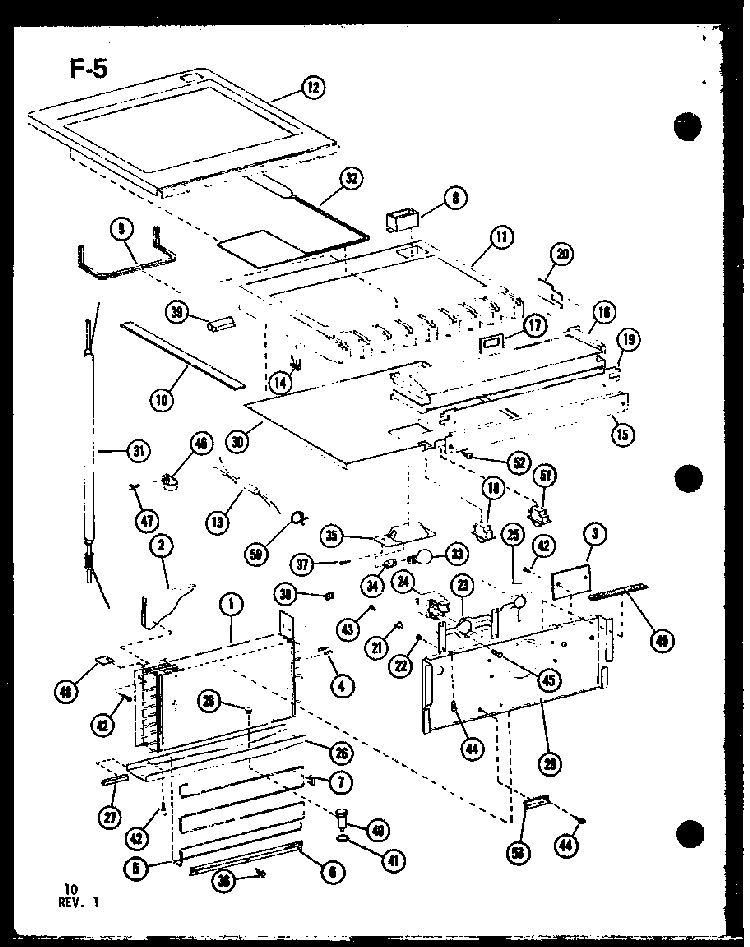 Section 3 Diagram and Parts List for ESBFC-16D-C-P74935-1WC  Amana Refrigerator