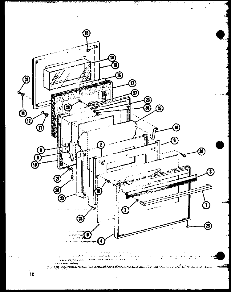 Page 5 Diagram and Parts List for ARR305 P8523503S Amana Range