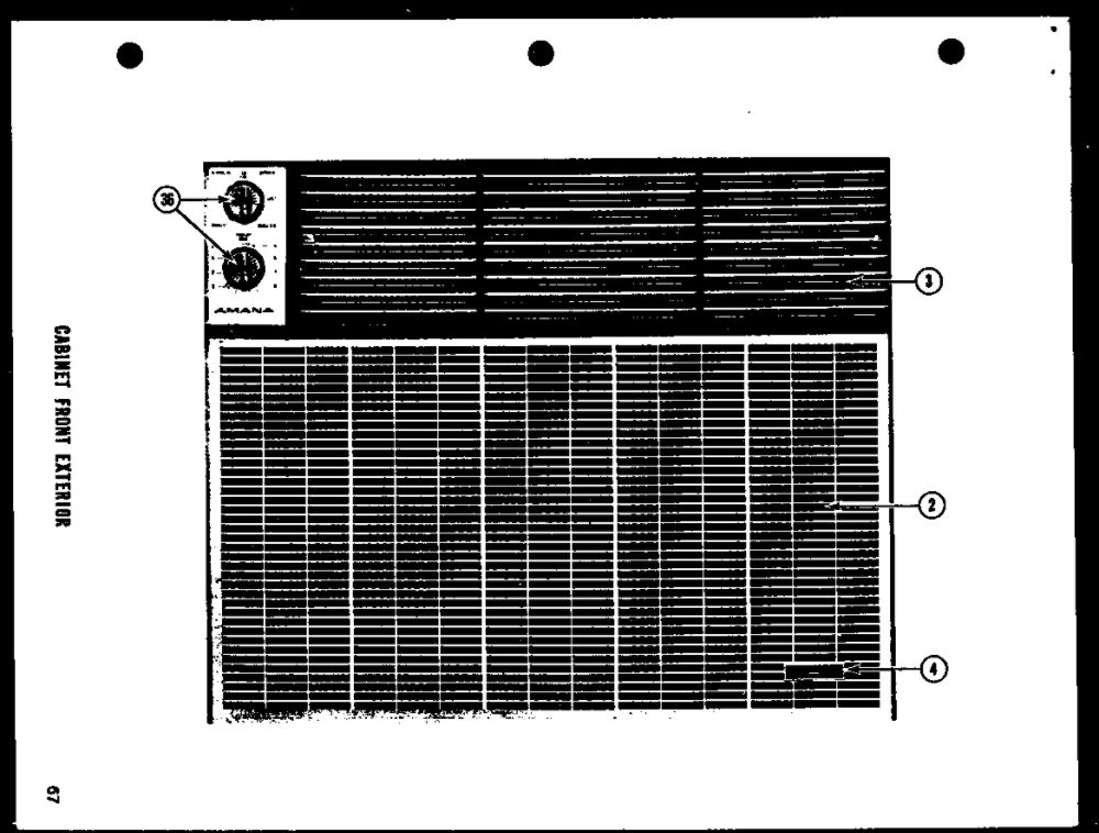 Diagram 2 Diagram and Parts List for LKG-341HE  Amana Air Conditioner