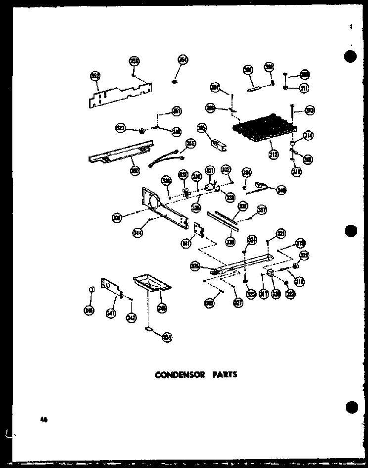 Condensor Parts Diagram and Parts List for SD19W-P60340-9W  Amana Refrigerator