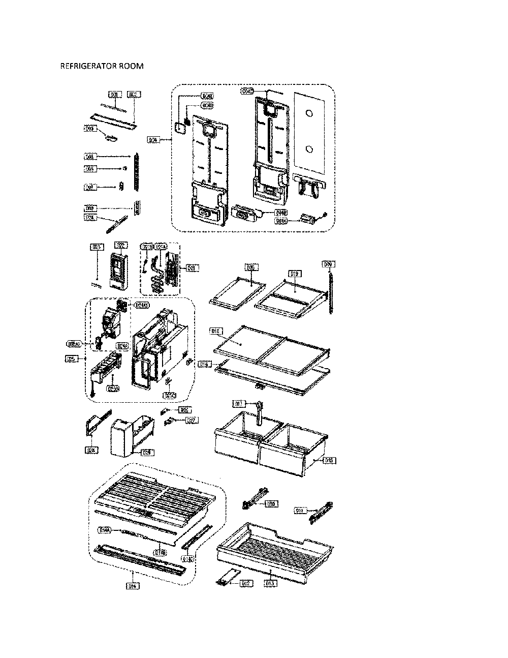 Refrigerator Parts Diagram and Parts List for 11173307910  Kenmore Refrigerator