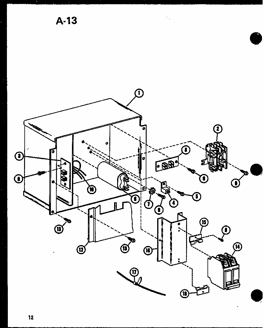 (ercf18-u01b/p67471-11c) (ercf24-u01b/p67471-12c) (ercf30-u01b/p67471-13c) (ercf36-u01b/p67471-14c) (ercf42-u01b/p67471-15c) Diagram and Parts List for ERCF48-U03B P67471-18C Amana Air Conditioner
