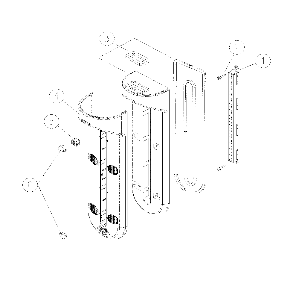 Mf Duct Diagram and Parts List for 11160515911  Kenmore Refrigerator