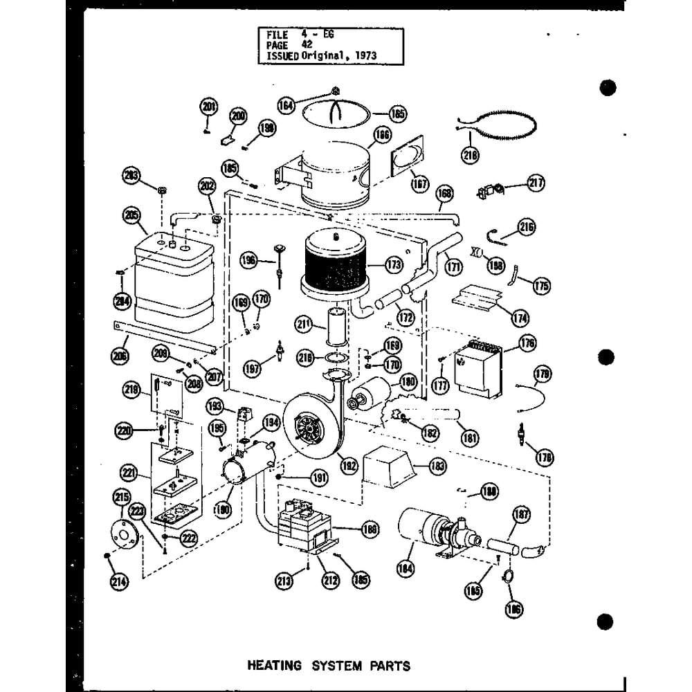 Heating System Parts 2 Diagram and Parts List for EG25,12-1 P54688-9C Amana Air Conditioner