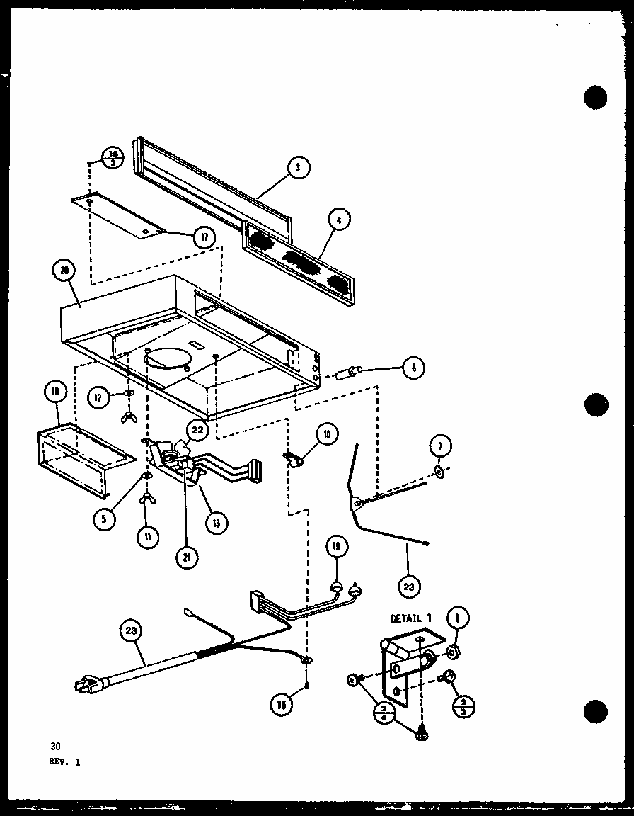 (rvh6/p8540103s) (rvh6c/p8540104s) (vch3/p8538201) Diagram and Parts List for RVH6C P8540104S Amana Range