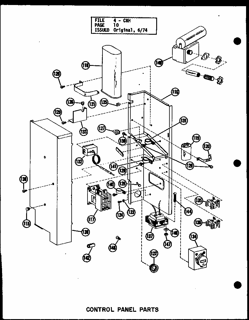 Section 7 Diagram and Parts List for CRH5-1 P58372-43C Amana Air Conditioner
