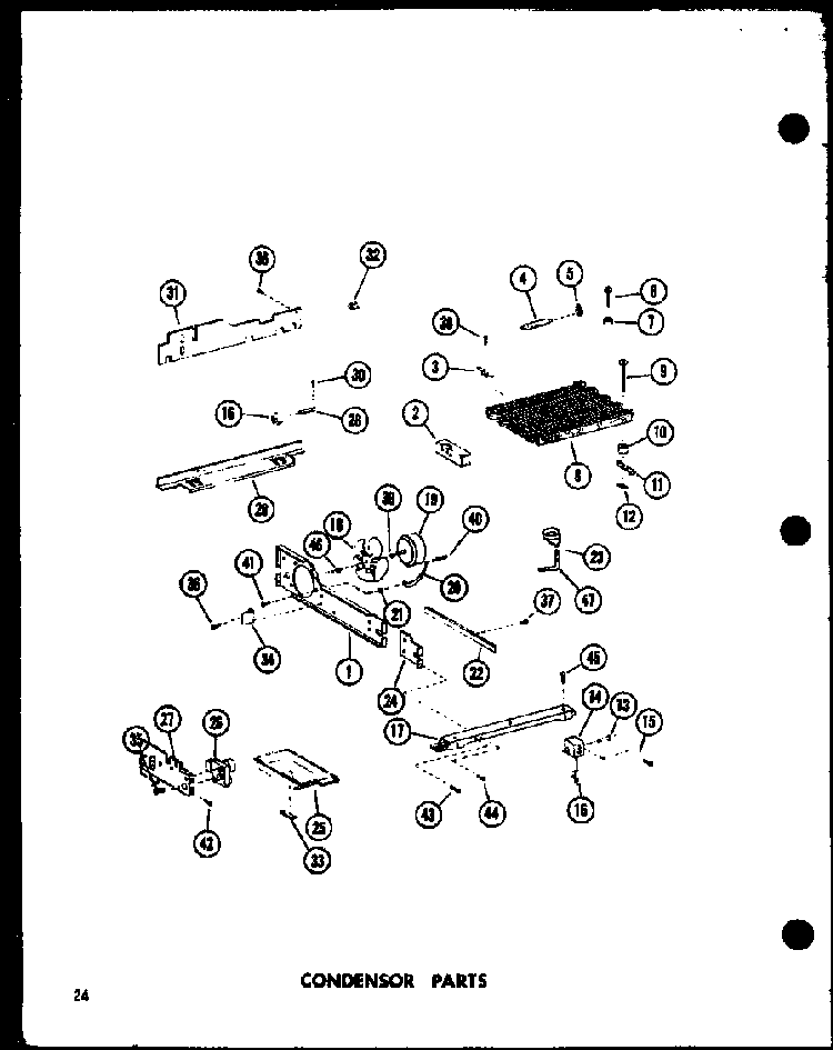 Section 7 Diagram and Parts List for SP19E-L-P74100-2WL  Amana Refrigerator