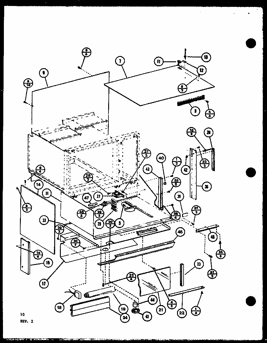 (rcr1020/p8576801s) (rcc1020/p8576901s) (rcc1020/p8576902s) (rcc1020/p8576903s) (rcr720/p8576701s) Diagram and Parts List for RVH6C P8540104S Amana Range