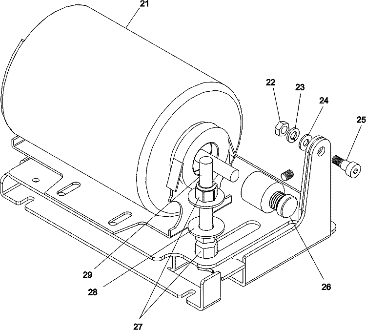 MOTOR Diagram and Parts List for  Maytag Dryer