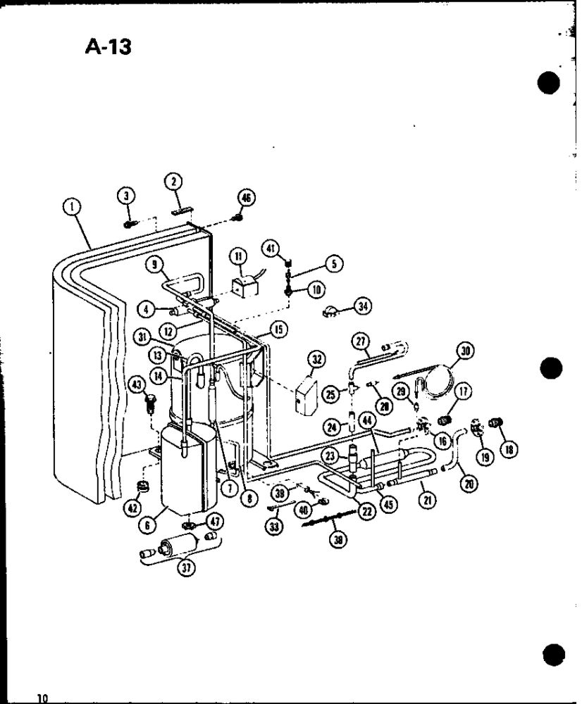 Diagram 3 Diagram and Parts List for ERHQ24-W01C P68522-6C Amana Air Conditioner