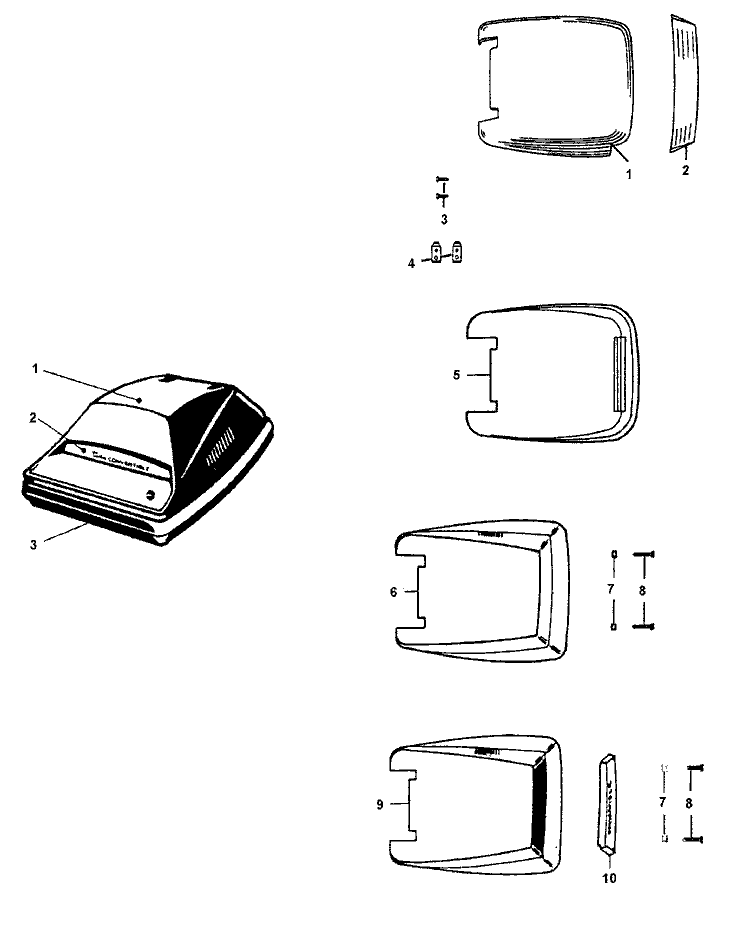 HOOD Diagram and Parts List for U4907025 U4907025 Hoover Upright Vacuum