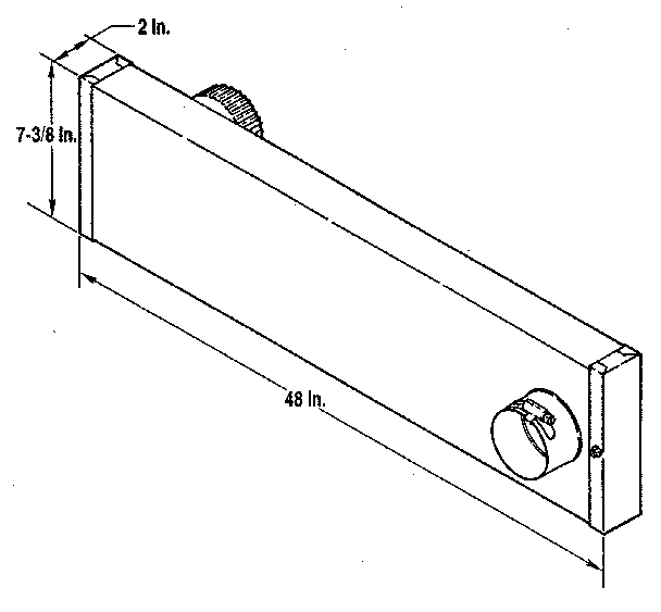 Venting Diagram and Parts List for 49800  Kenmore Dryer