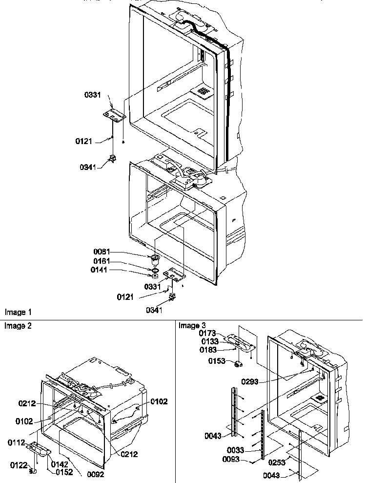 Light Switches & Drain Funnel Diagram and Parts List for BX21TW-P1196512WW  Amana Refrigerator