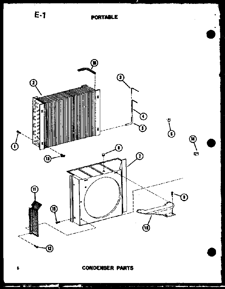 Section 5 Diagram and Parts List for ES6P-2SPMN P54972-34R Amana Air Conditioner
