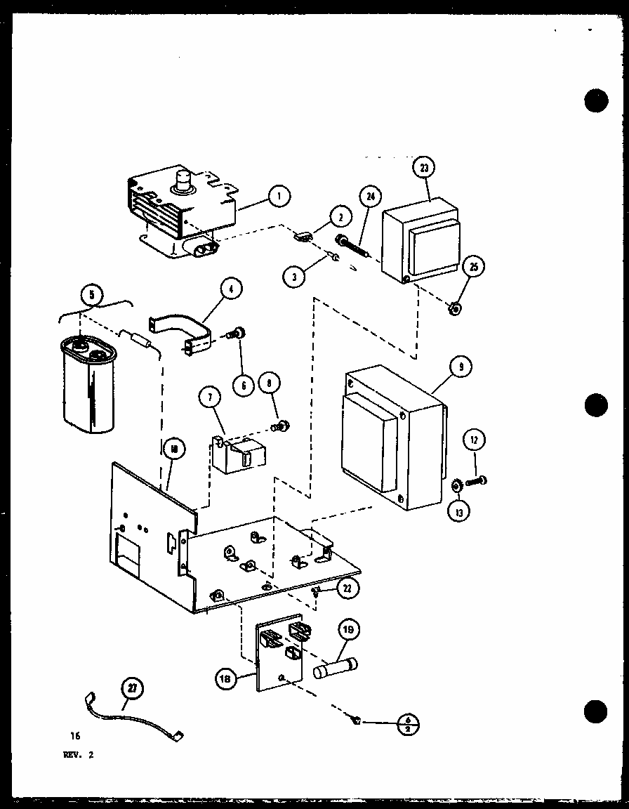 (rcr1020/p8576801s) (rcc1020/p8576901s) (rcc1020/p8576902s) (rcc1020/p8576903s) (rcr720/p8576701s) Diagram and Parts List for RVH6C P8540104S Amana Range