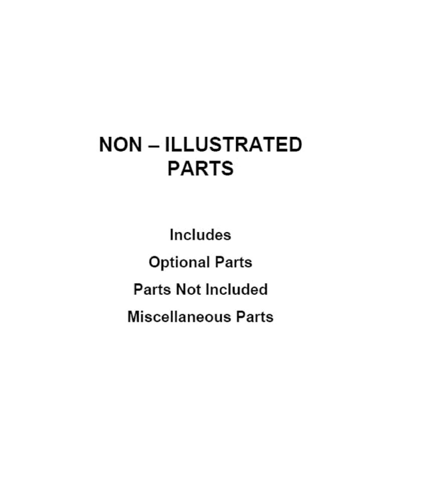 Optional Parts Diagram and Parts List for  Maytag Washer