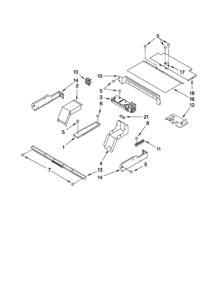 Top Venting Parts Diagram and Parts List for MEW7530WDS01  Maytag Wall Oven