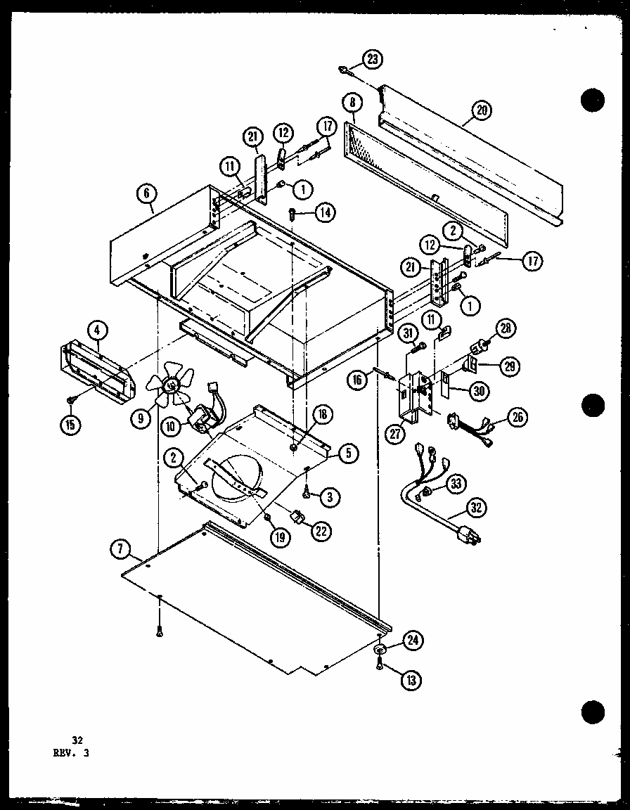 (rvh7/p8593301s) (vch4/p8593401s) (rvh7/p8593302s) Diagram and Parts List for RVH6C P8540104S Amana Range