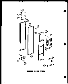 Section 5 Diagram and Parts List for SP19E-L-P74100-2WL  Amana Refrigerator