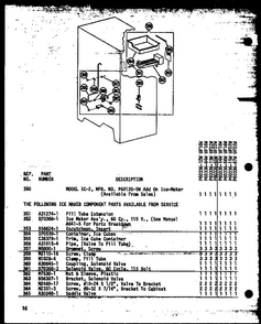 Section 7 Diagram and Parts List for UF12W-AG P60345-1WG Amana Freezer
