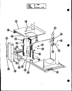 Diagram 2 Diagram and Parts List for PKM3-1H P55197-22C Amana Air Conditioner