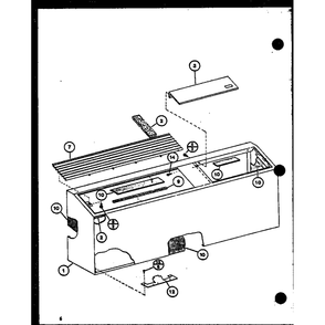 Diagram 13 Diagram and Parts List for PTC15300B P9913520R Amana Air Conditioner