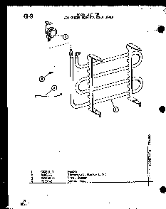 Section 3 Diagram and Parts List for ES216D-3MS P55417-61R Amana Air Conditioner