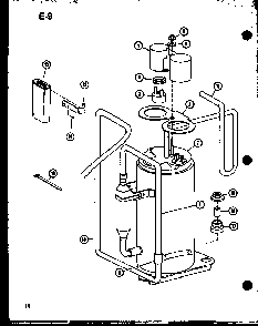 Section 2 Diagram and Parts List for ES6P-2SPMN P54972-34R Amana Air Conditioner