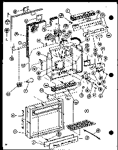 Insullation Diagram and Parts List for SDI22F-L-P7700011WL  Amana Refrigerator