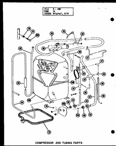 Part Location Diagram of D5541501 Whirlpool NLASUCTION TUBE