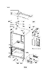 Cabinet Diagram and Parts List for 11173035911  Kenmore Refrigerator