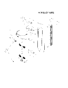 M/F Duct Parts Diagram and Parts List for 11160512911  Kenmore Refrigerator