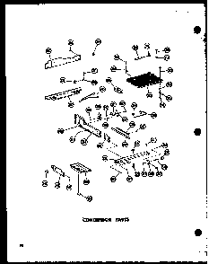 Condensor Parts Diagram and Parts List for SD19W-P60340-36W  Amana Refrigerator