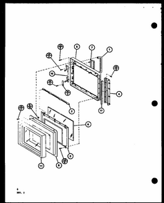 (rcr700/p8575701s) (rcr1020/p8576801s) (rcc1020/p8576901s) (rcc1020/p8576902s) (rcc1020/p8576903s) Diagram and Parts List for RVH6C P8540104S Amana Range