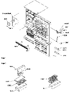 Door Handles & Accessories Diagram and Parts List for BX21TW-P1196512WW  Amana Refrigerator