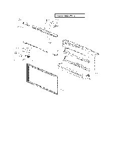 Freezer Door Parts Diagram and Parts List for 11169339812  Kenmore Refrigerator