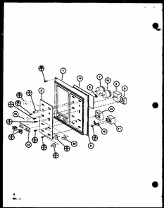 (rcr700/p8575701s) (rcr1020/p8576801s) (rcc1020/p8576901s) (rcc1020/p8576902s) (rcc1020/p8576903s) Diagram and Parts List for RVH6C P8540104S Amana Range