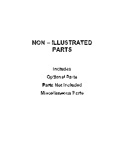 Optional parts Diagram and Parts List for  Maytag Refrigerator