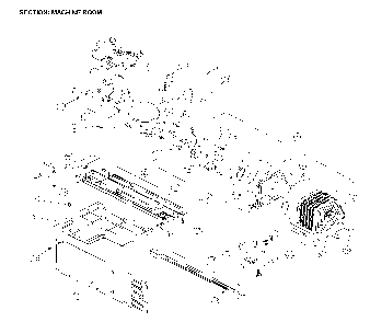 Machine Room Diagram and Parts List for 11161205714  Kenmore Refrigerator