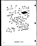 CONDENSOR PARTS Diagram and Parts List for SDI22N-1 P6023072W Amana Refrigerator